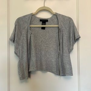 Cute little grey August Silk cardigan size small